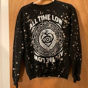All Time Low Bleach Spot Sweatshirt